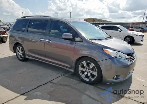 2014 Toyota Sienna Sport from USA, damaged, VIN 5TDXK3DC4ES419620